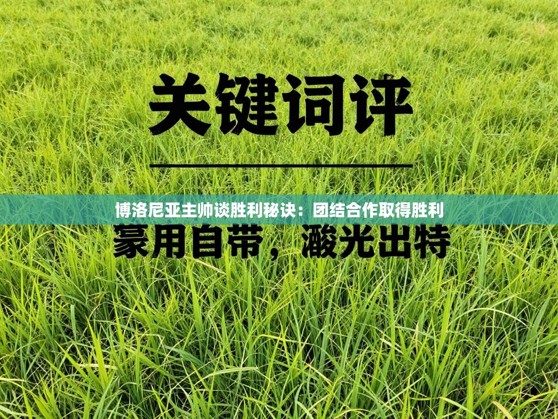 博洛尼亚主帅谈胜利秘诀：团结合作取得胜利  第1张